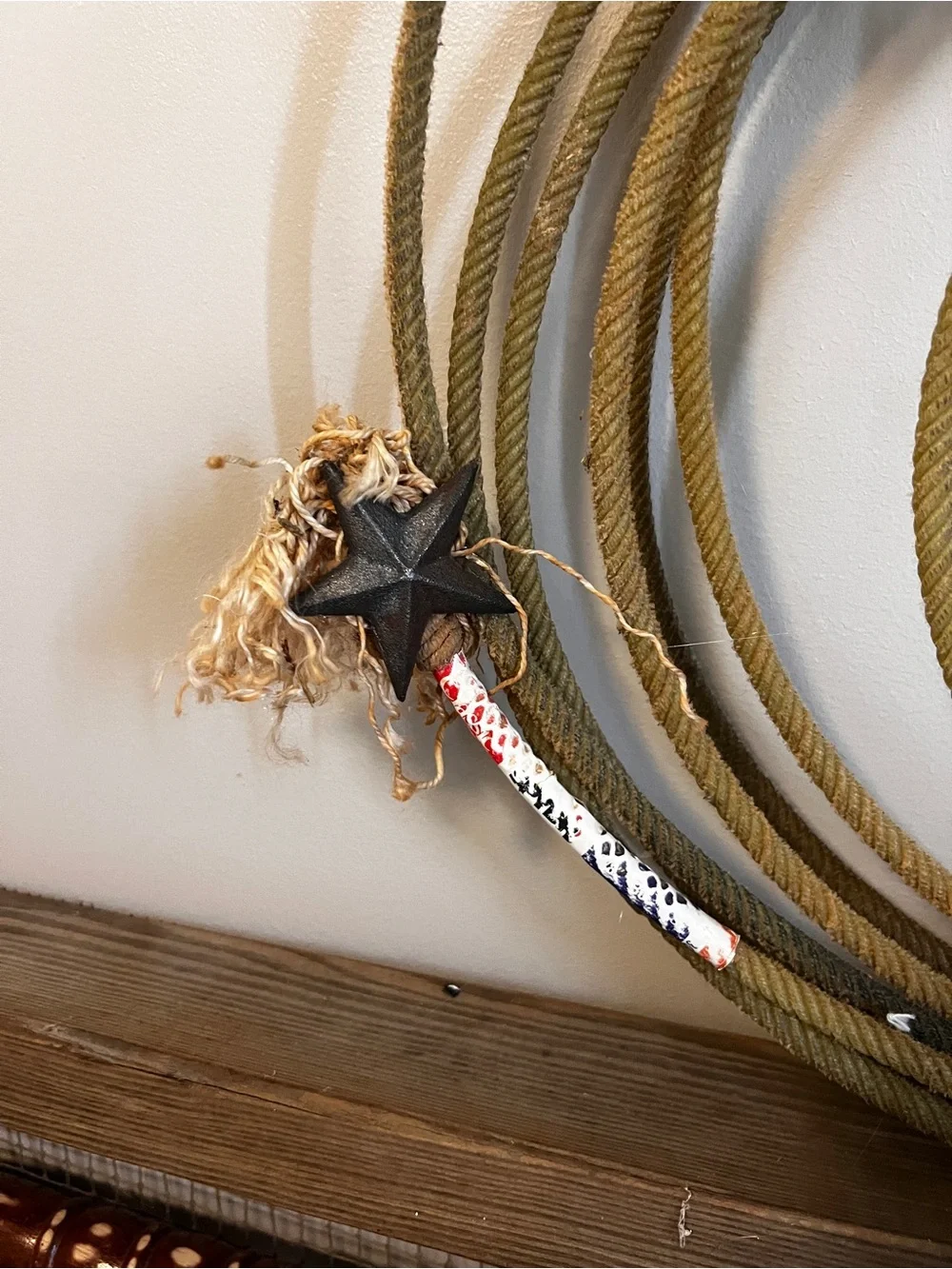 Authentic Lariat Rope Wreath Western Cottage Farmhouse Decor